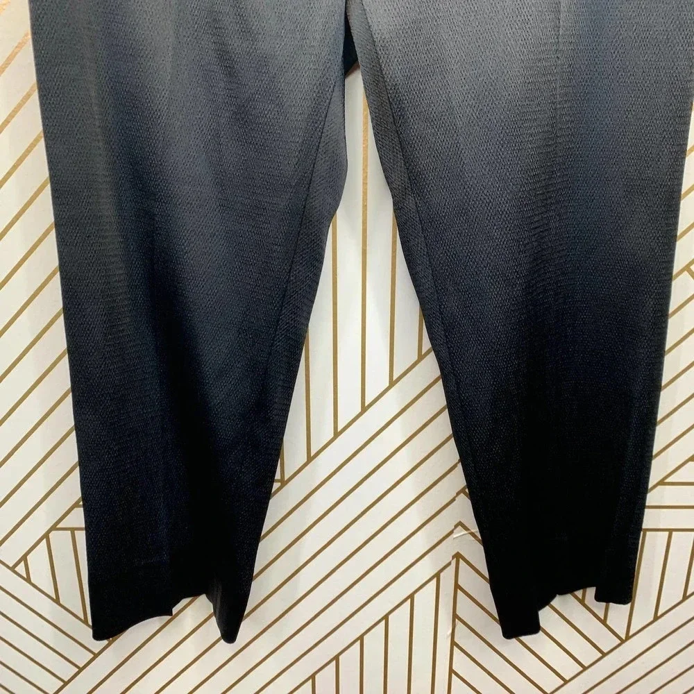 MSGM Milano‎ Classic Black Silky Cropped Trousers